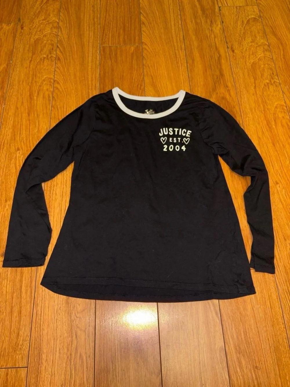 Black Justice long sleeve shirt